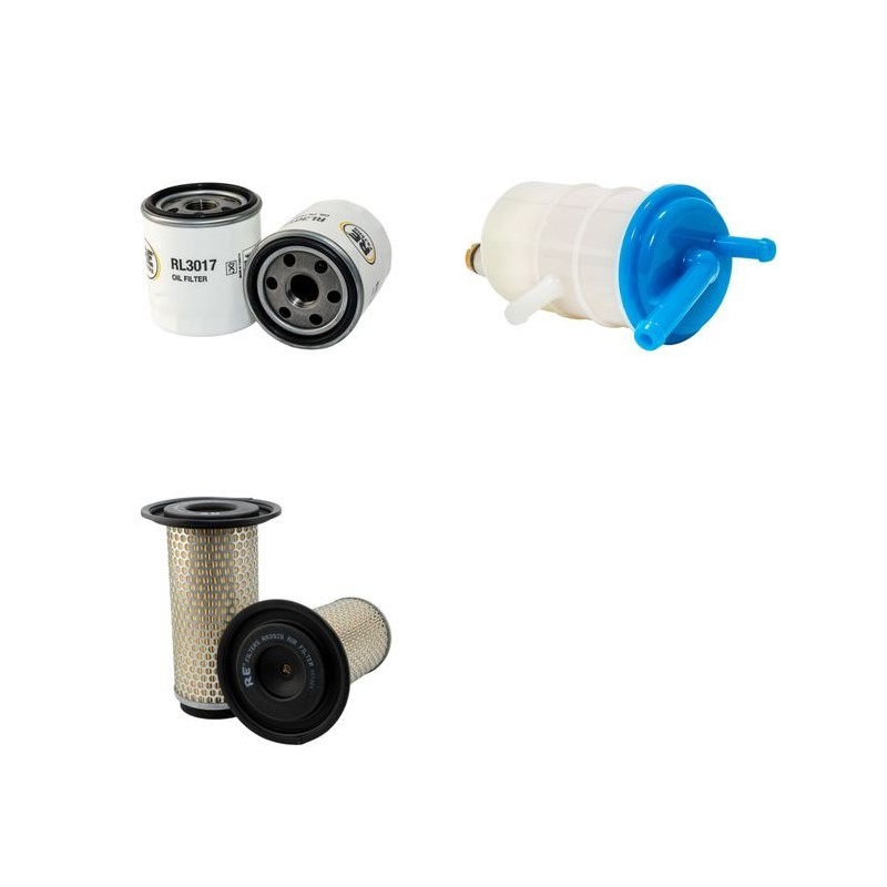 Filter kit for Iseki SG153 Air Oil Fuel Filters