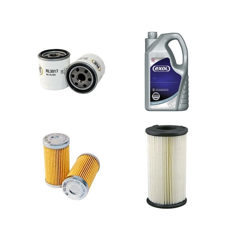 Filter kit for Iseki SXG323, SXG326 Engine Filters & Lubricant Kit