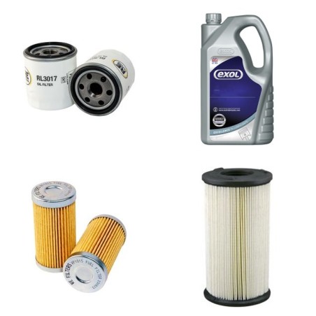 Iseki SXG323, SXG326 Engine Filters & Lubricant Kit