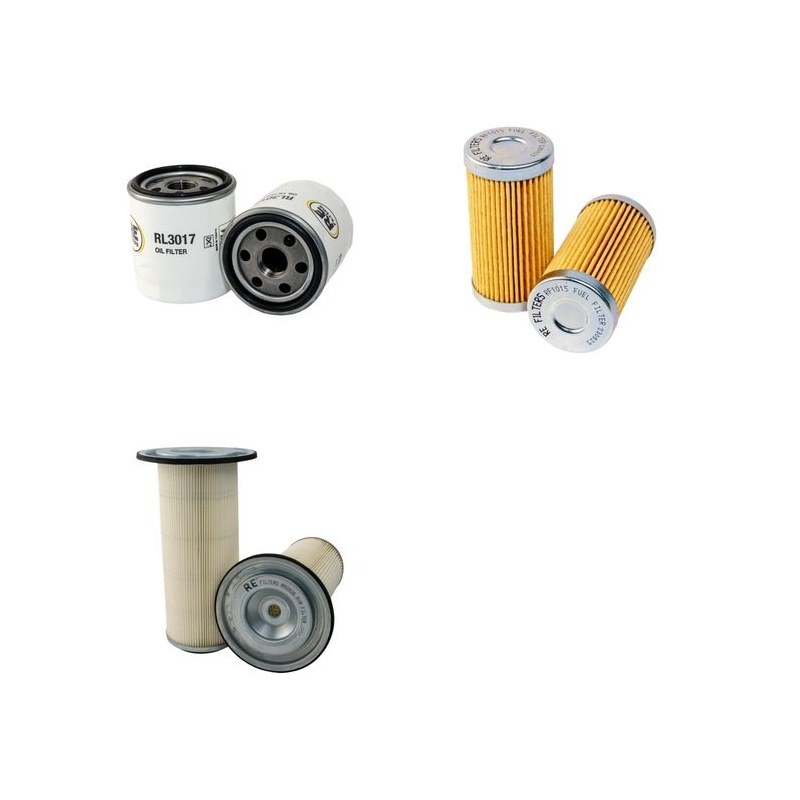Filter kit for Iseki TF325, TF330 - Air, Oil, Fuel Filters