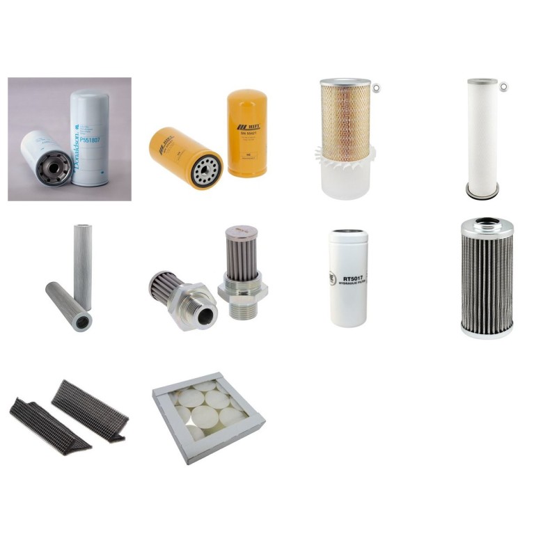 Filter kit suitable for CAT M318 with CAT Engine Serial No 6ES229-
