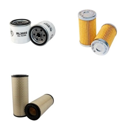 Iseki TG5390 Filter Service Kit Air, Oil, Fuel Filters E3CD Engine