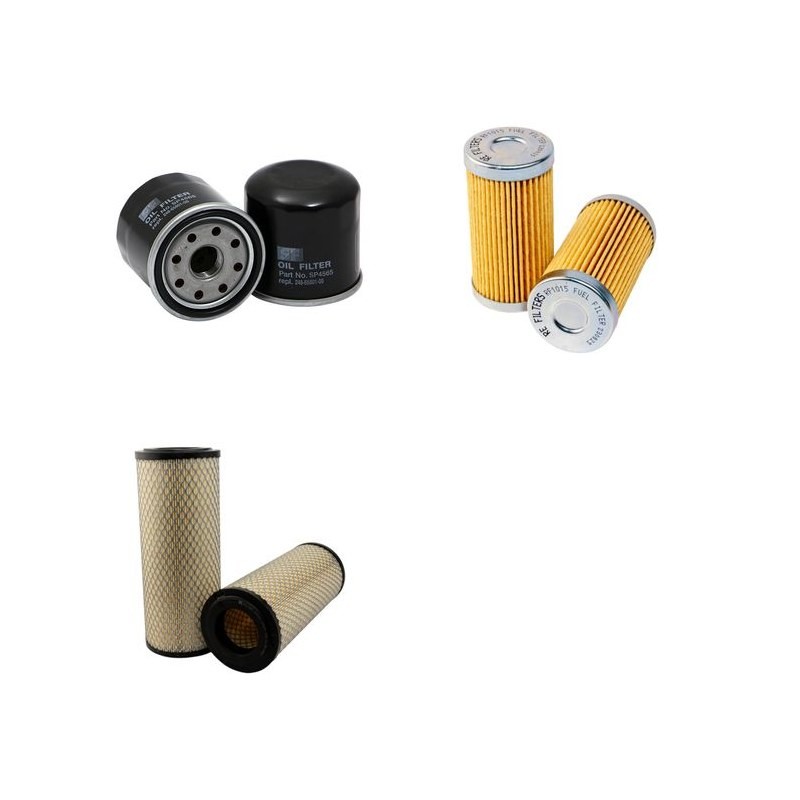 ISEKI TH 4260 FH Filter Service Kit w/Iseki E3CE-VB11 Eng. Air, Oil, Fuel Filters