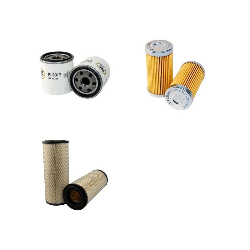 Filter kit for Iseki TH4295 Air Oil Fuel Filters