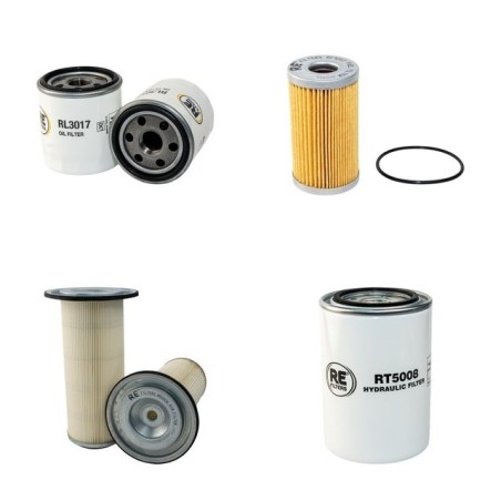 Filter kit for Iseki TK532 with Iseki E3CD-B10 Engine