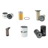 Filter kit for Iseki TK538 with Isuzu E36D-T Engine