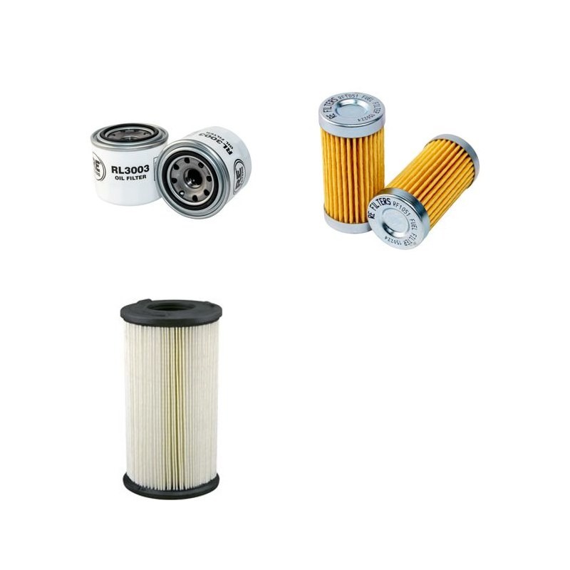 ISEKI TM 215 Filter Service Kit Air Oil Fuel Filters