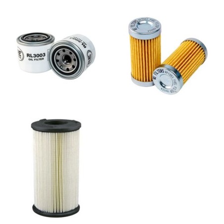 Filter kit for Iseki TM215 Air Oil Fuel Filters