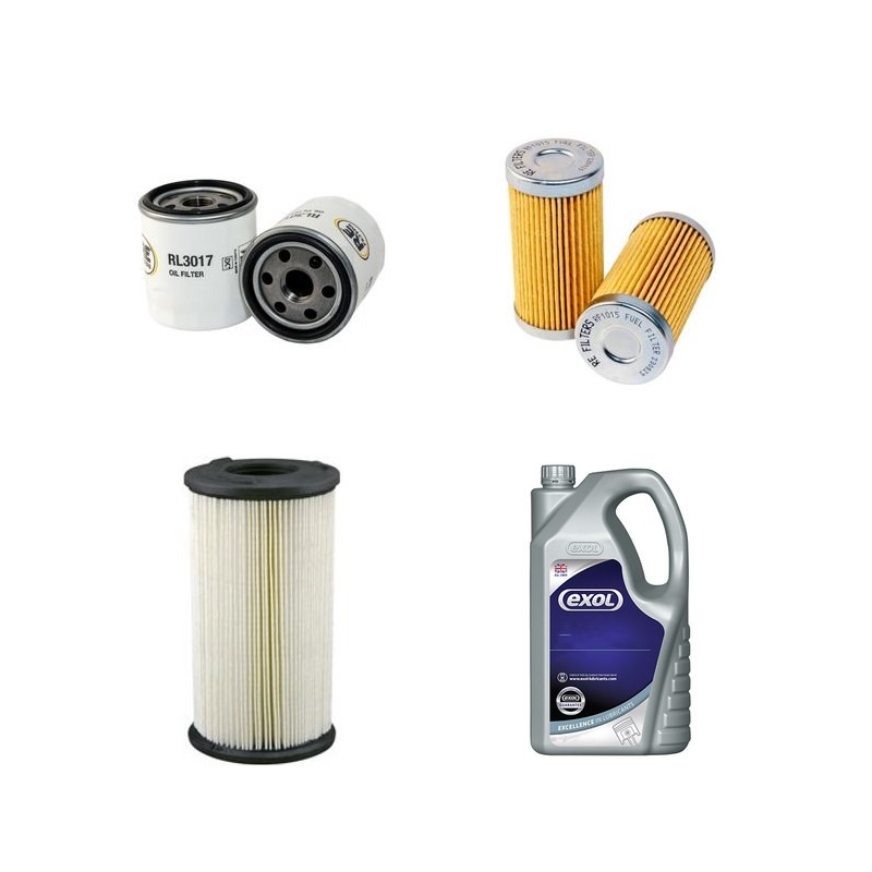 Filter kit for Iseki TXG237 Engine Filter & Lubricant Service Kit