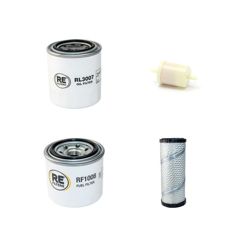 JACOBSEN 405 Filter Service Kit Air Oil Fuel Filters w/KUBOTA V1505 Eng.