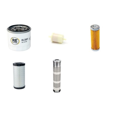 Filter Kit for Ransomes Jacobsen GP400 with Kubota D 722-E3B-RNUK-3 Engine 