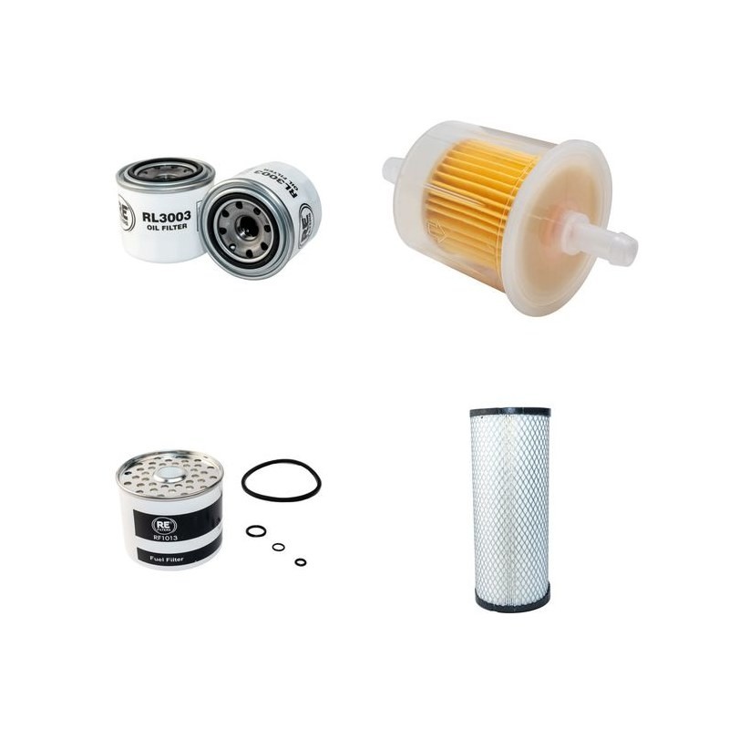 JACOBSEN HR 6010 Filter Service Kit Air Oil Fuel Filters w/KUBOTA Eng.