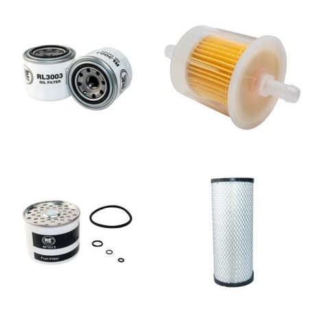 JACOBSEN HR 6010 Filter Service Kit Air Oil Fuel Filters w/KUBOTA Eng.