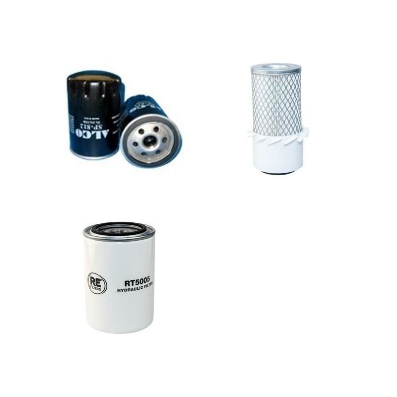 Filter Kit for Ransomes Jacobsen SV3422 TRUCK with Ford Vsg 411 Engine 