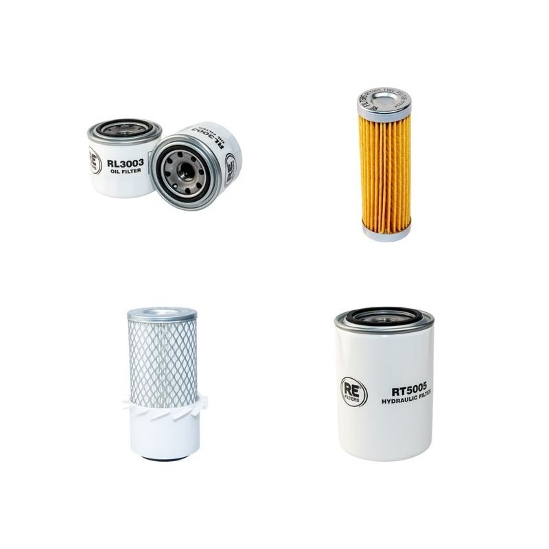JACOBSEN TRI KING 1671D Filter Service Kit w/KUBOTA D 600B Eng.