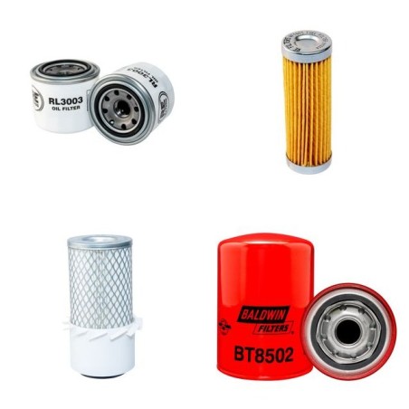 JACOBSEN TURF CAT 417D Filter Service Kit w/KUBOTA D600B Eng.