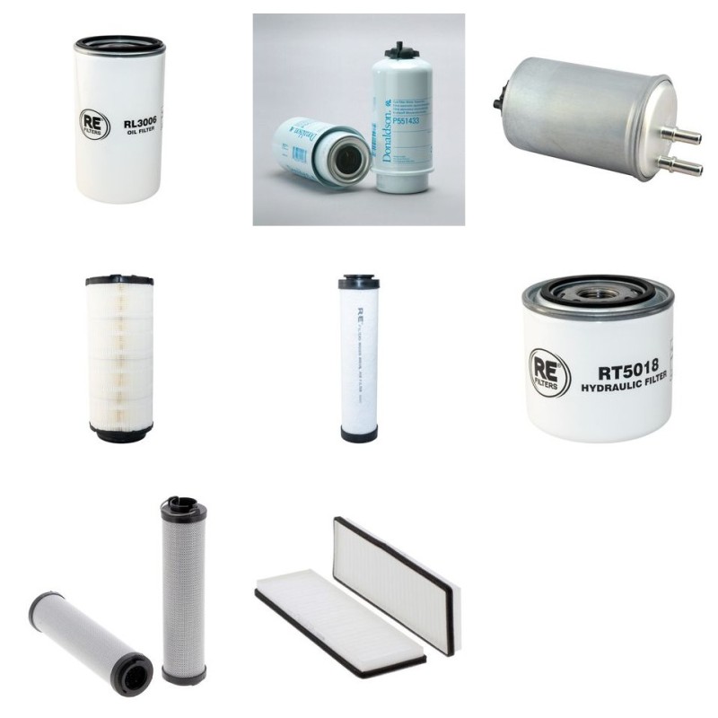 Filter Kit for JCB 536-70 AgriXTRA with JCB 444N Engine Year 2009-