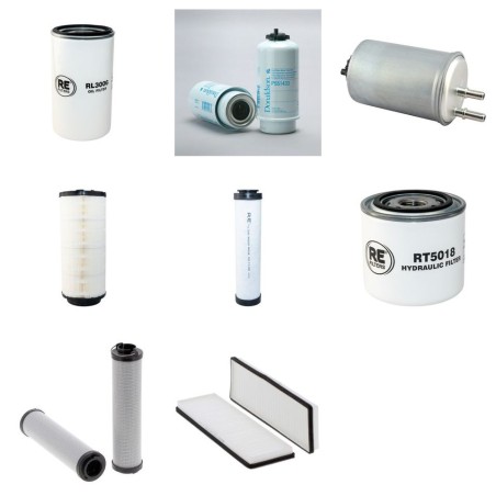 Filter Kit for JCB 536-70 AgriXTRA with JCB 444N Engine Year 2009-