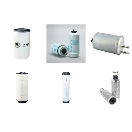 JCB 550-80 AGRI Filter Service Kit w/JCB Eng.