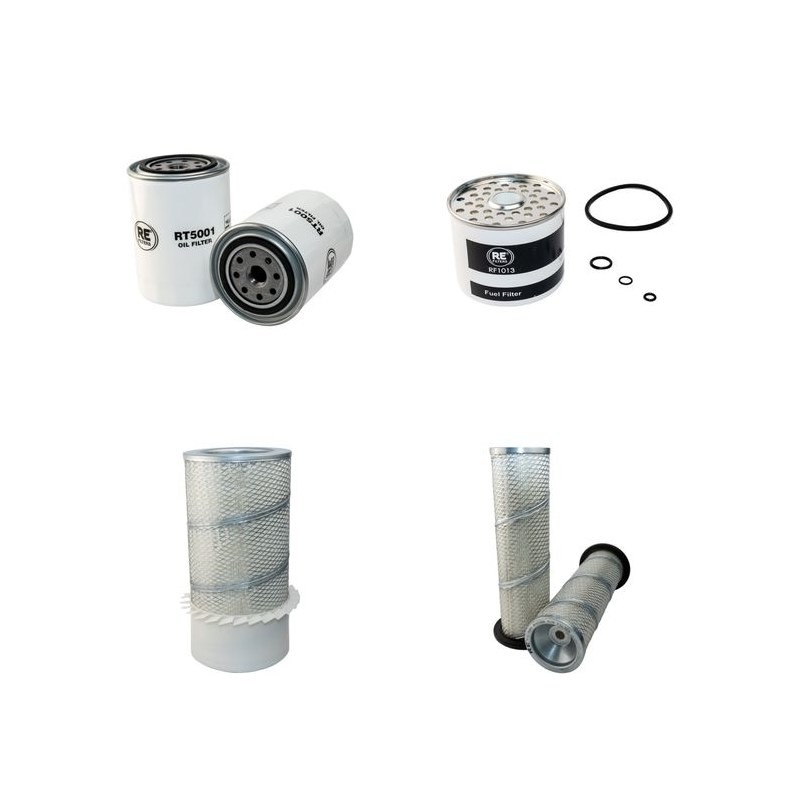 JCB Fastrac 135 Filter Sevice Kit -Serial No 636000 - Air, Oil, Fuel Filters
