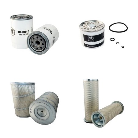 JCB FASTRAC 155 Filter Service Kit w/Perkins Eng. Air, Oil, Fuel Filters