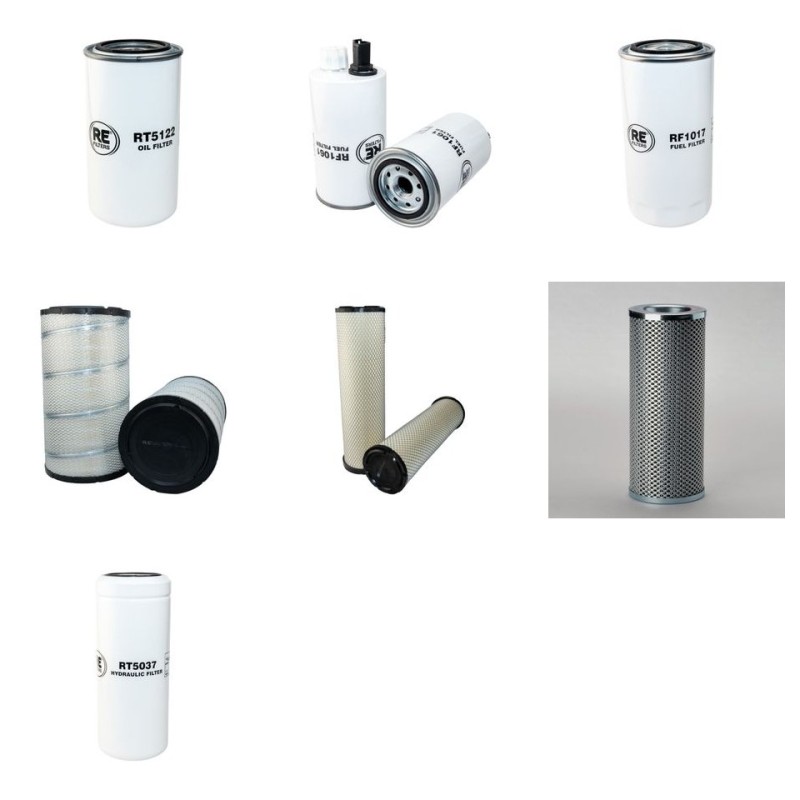 Filter Kit for JCB Fastrac 3200 with Cummins Qsb 6.7 Common Rail Engine 2006-