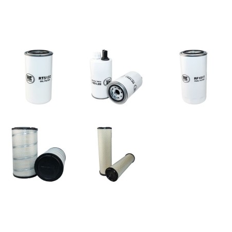Filter Kit for JCB Fastrac 3200 Air Oil Fuel Filters with Cummins QSB 6.7 COMMON RAIL Engine Year 2006-