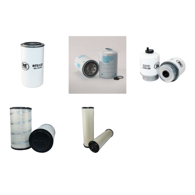 JCB FASTRAC 3220 Filter Service Kit Air Oil Fuel Filters w/Cummins QSB 5.9 Eng.   YR  2005-