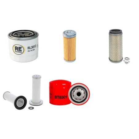 Filter Kit for John Deere 332D with Yanmar 3TN66 Engine