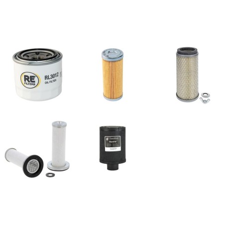 Filter Kit for John Deere 332D with Yanmar 3TN66 Engine