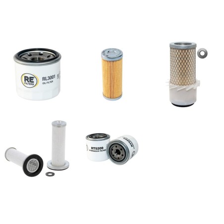 Filter Kit for John Deere 455 with Yanmar TNA 72VJ3 Engine