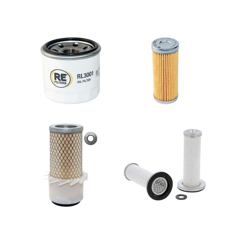 JOHN DEERE 455 Filter Service Kit Air Oil Fuel Filters w/Yanmar TNA 72VJ3 Eng.