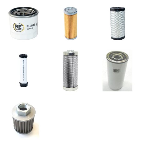 JOHN DEERE 500 Triple Mower Filter Service Kit w/Yanmar Eng.