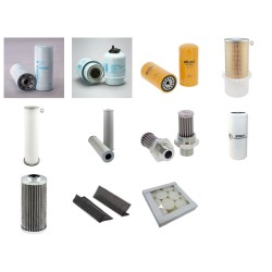 Filter kit suitable for CAT M320 with CAT Engine Serial No 6WL1-