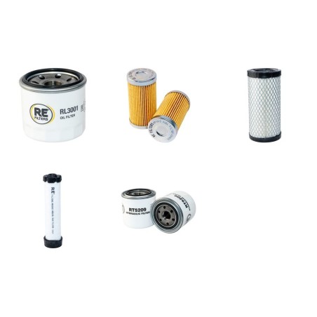Filter Kit for John Deere 595/X595 with Yanmar 3T Nf74 Engine