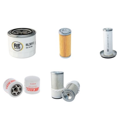 Filter Kit for John Deere 655 with Yanmar Engine SN double air