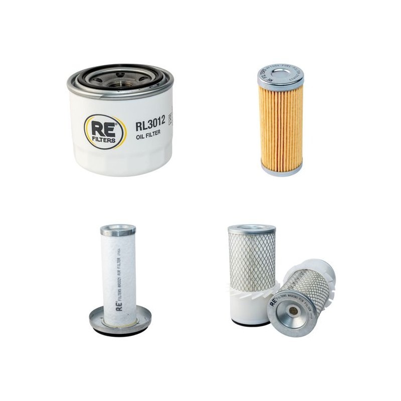 JOHN DEERE 655 Filter Service Kit w/Yanmar Eng. SN Double Air