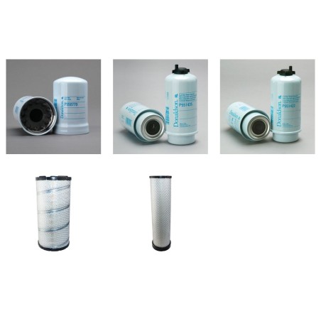 Filter Kit for John Deere 670D Air Oil Fuel Filters with JD Engine Year 2008-