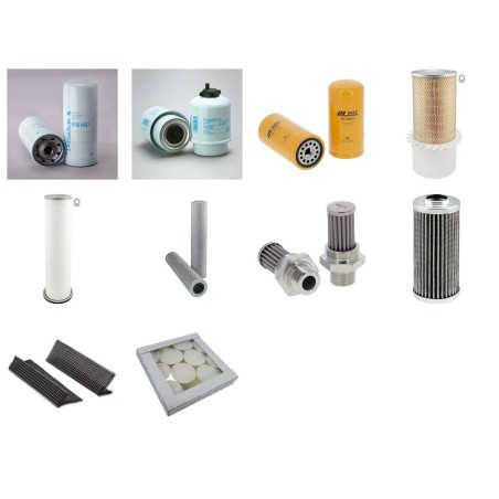 Filter kit suitable for CAT M320 with CAT Engine Serial No 9PS1-