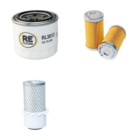 John Deere Tractor 750 Filter Service Kit - Air, Oil, Fuel Filters