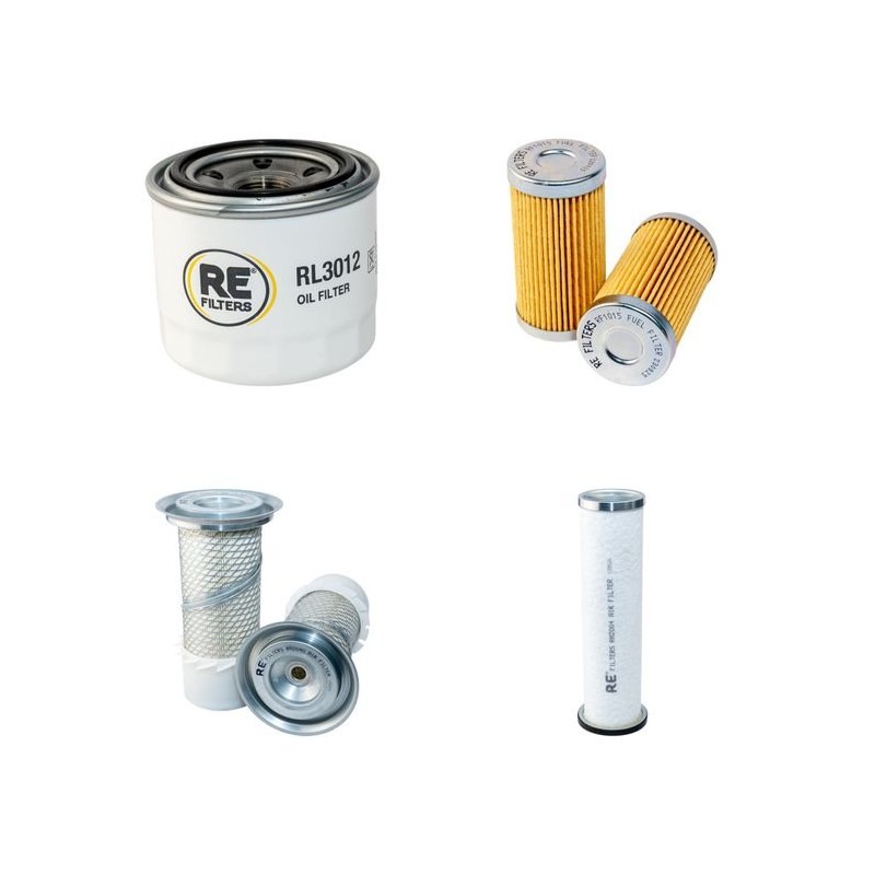 JOHN DEERE 770 Filter Service Kit Air Oil Fuel Filters w/Yanmar Eng.