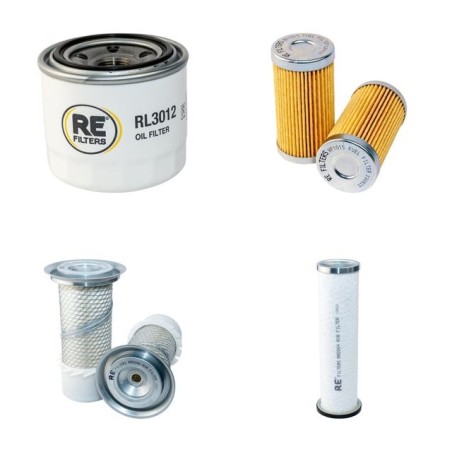 Filter Kit for John Deere 790 Air Oil Fuel Filters with Yanmar Engine
