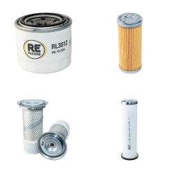 John Deere Tractor 1050 Filter Service Kit - Air, Oil, Fuel