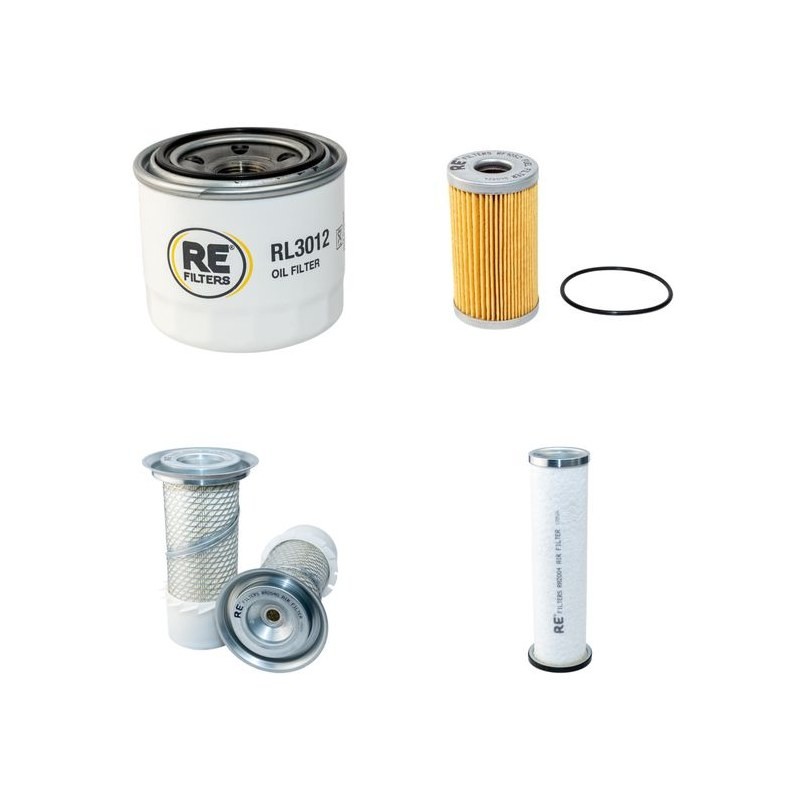 JOHN DEERE 1070 Filter Service Kit Air Oil Fuel Filters w/Yanmar Eng.