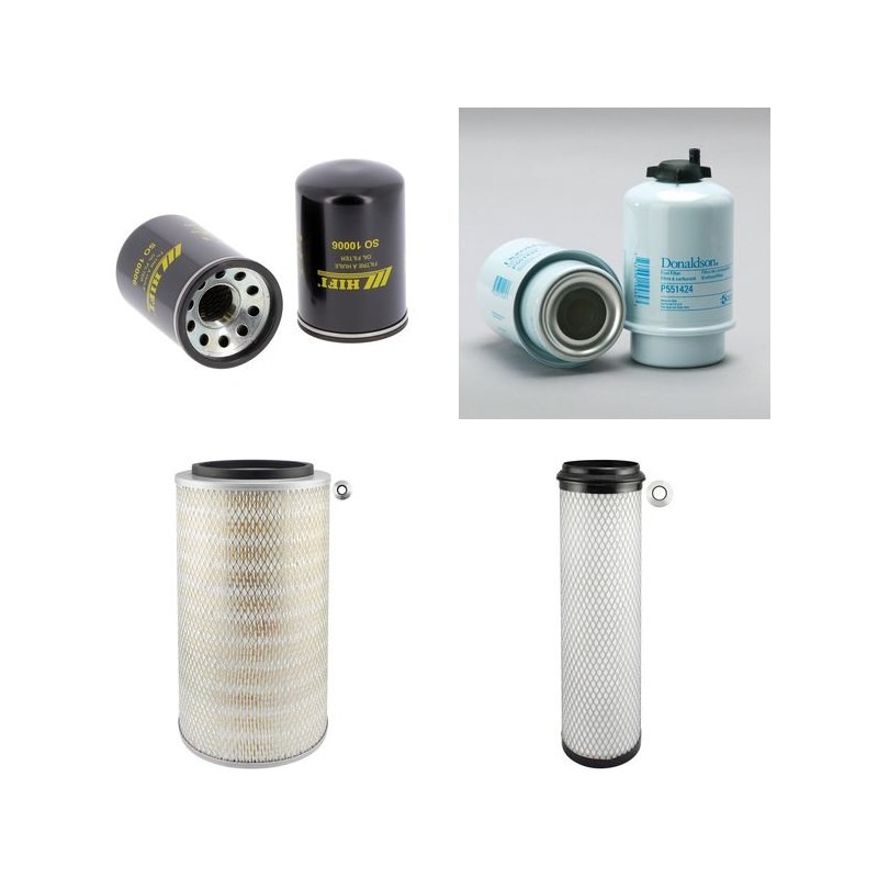 Filter Kit for John Deere 1170 Air Oil Fuel Filters with JD Engine Year 2000-