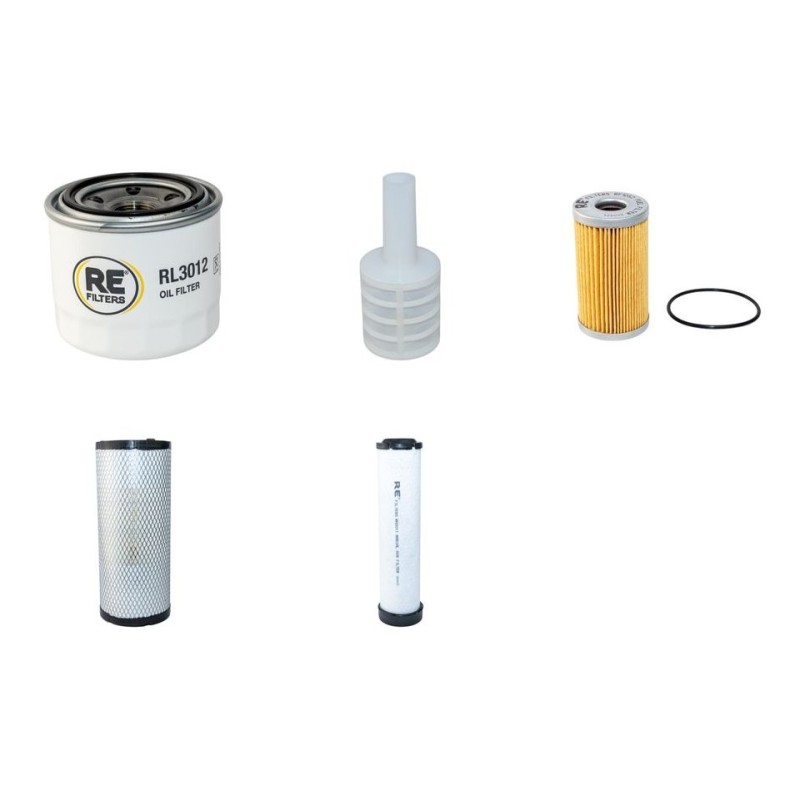 Filter Kit for John Deere 1600 Turbo S2 Air Oil mFuel Filters