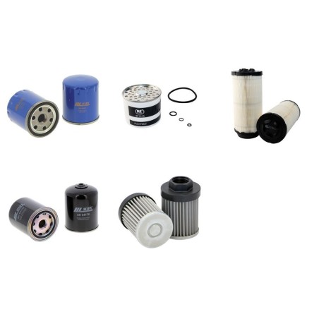 JOHN DEERE 1903 2RM Filter Service Kit w/PEUGEOT 4UD 1V940 Eng.