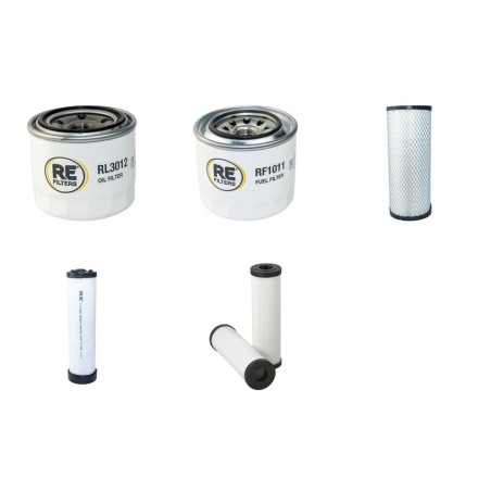 JOHN DEERE 1905 Spindelmäher Filter Service Kit w/Yanmar 4TNVV88M5RM Eng.