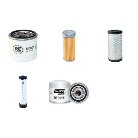 Filter Kit for John Deere 2030A PRO-GATOR with Yanmar 3TNV76-XYUV Engine