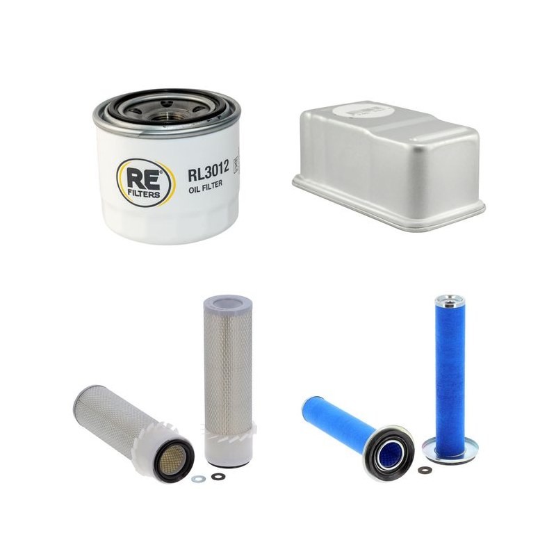 Filter Kit for John Deere 3325 Air Oil Fuel Filters with Yanmar Engine